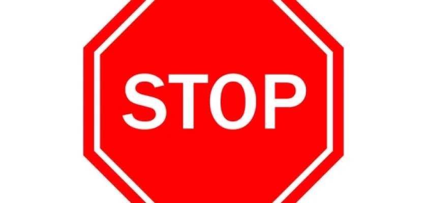 Visuel Un stop pour dire Stop à la vitesse